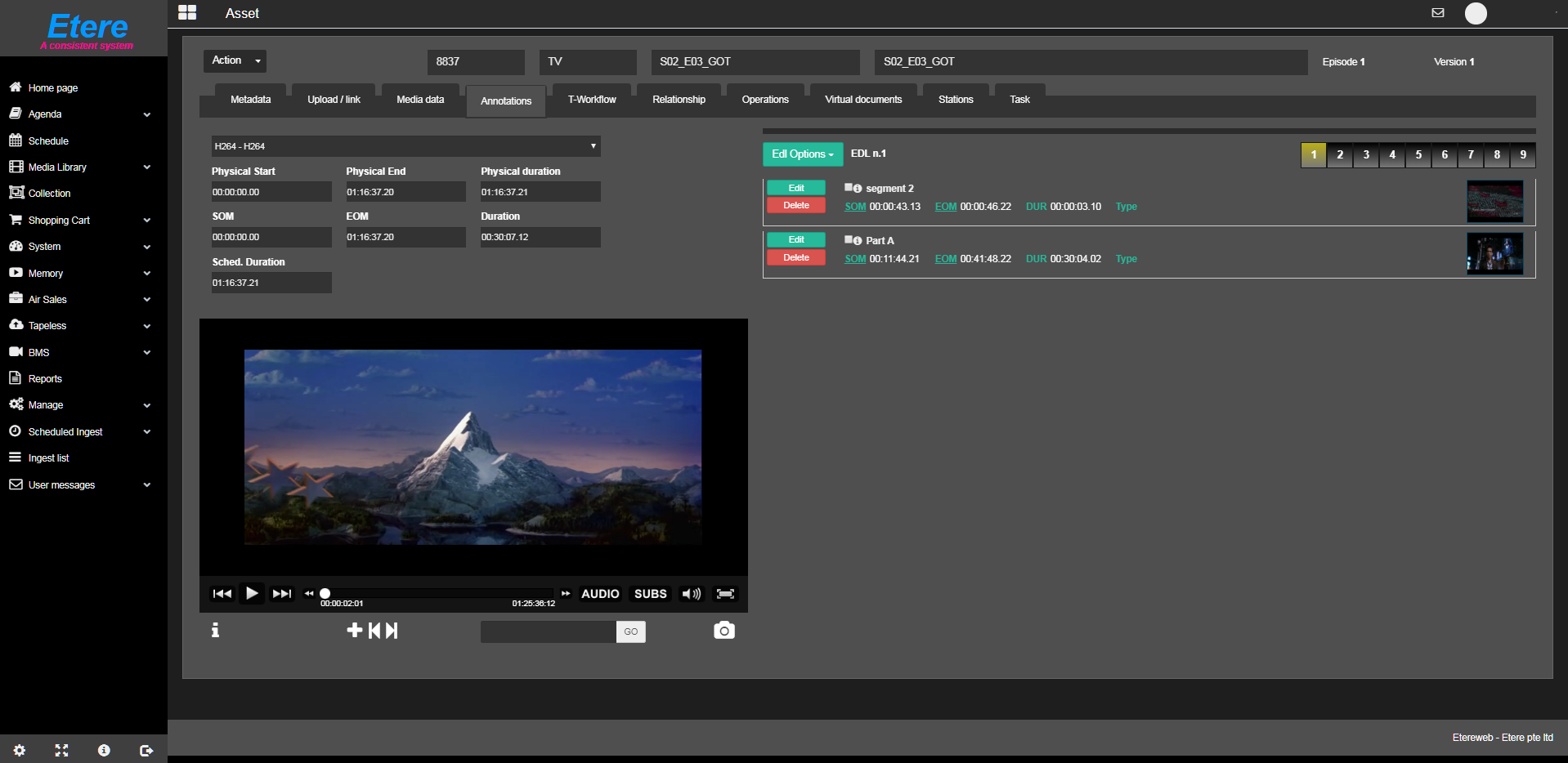 BROADCAST MANAGEMENT SYSTEM