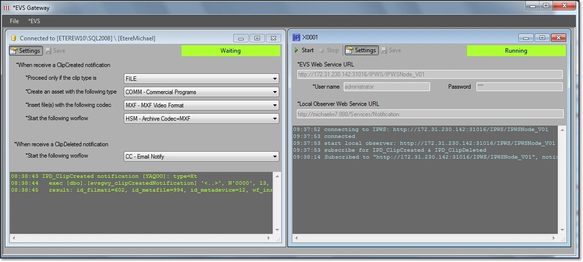 Etere delivers integration with EVS system