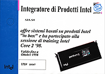 Intel Product Integrator 1998